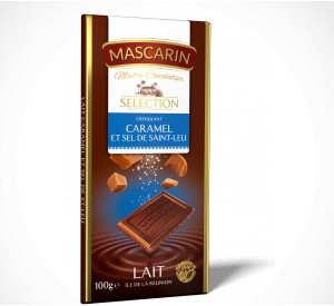 Chocolat Lait Croquant Caramel Sel de Saint Leu 